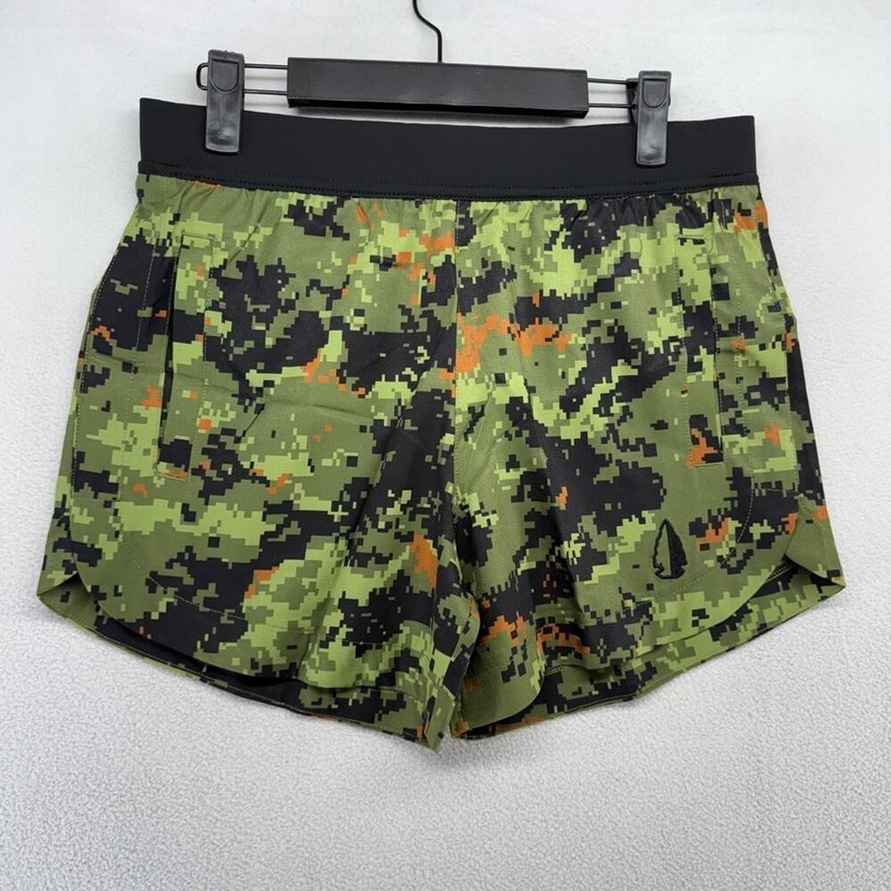 Tachuntfish Shorts men's Medium Green Digital Military Linerless Pockets NEW